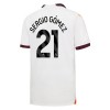 Camiseta de fútbol Manchester City Sergio Gomez 21 Segunda Equipación 23-24 - Hombre